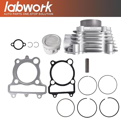 Miniatura 2 de labwork Reemplazo del kit de extremo superior de pistón de junta de cilindro para Yamaha Timberwolf 250 YFB250 Reemplazo para 4BD-11310-01-00