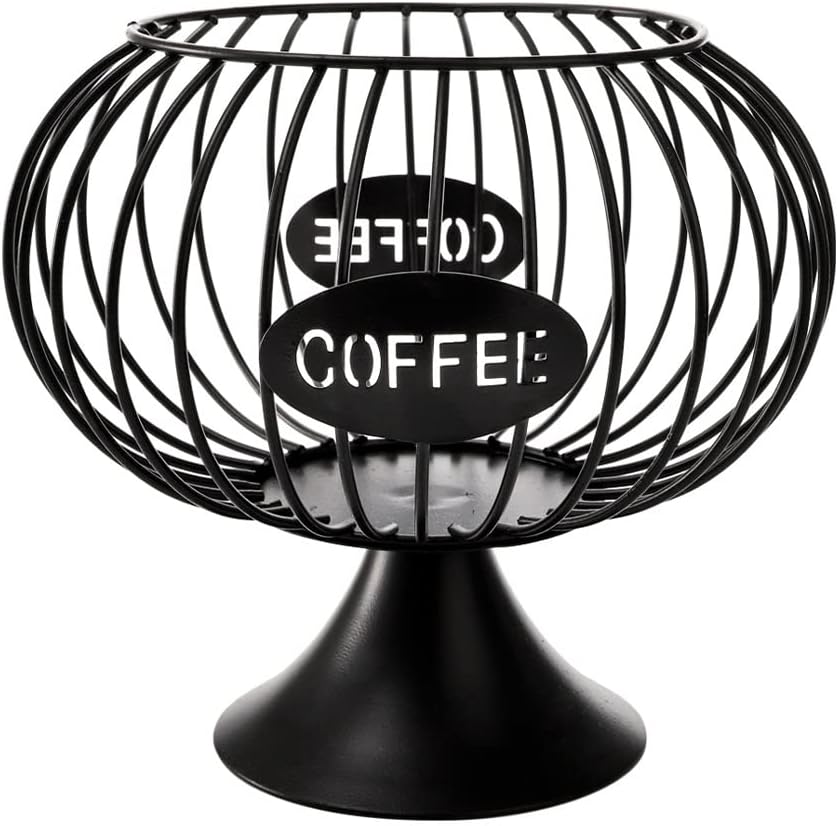 Coffee Capsule Storage Basket Empty Kitchen Coffee Pod Holder Black Coffee Pod Holder Stylish Solution for Home Hotel