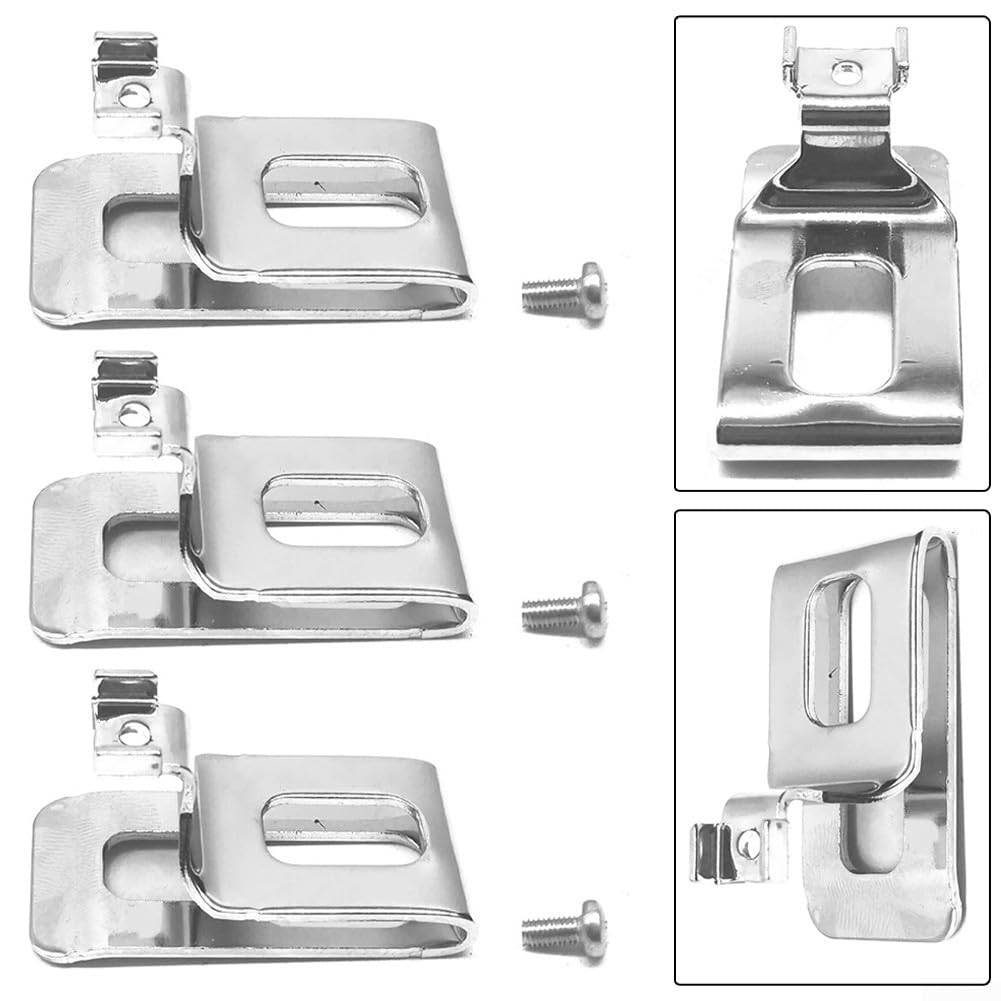 3 ganci di ricambio per cintura con viti per WORX 20 V modelli WU268 WU278 WU279 compatibili trapano avvitatore e accessori per chiavi
