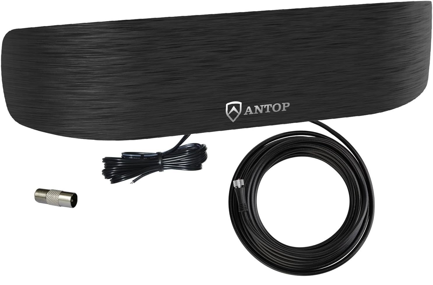 Antop Antenne FM pour récepteur stéréo intérieur, antenne radio FM multidirectionnelle 75 Ohm pour récepteur stéréo AV audio vidéo maison AT-217FM