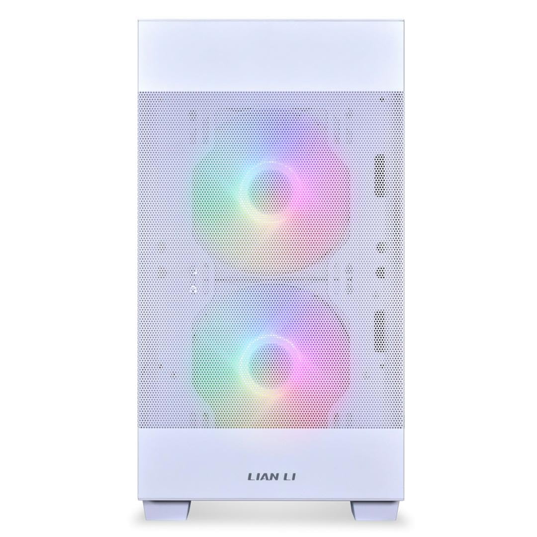 Lian Li LANCOOL 205M Mesh Micro-ATX-Gehäuse, Tempered Glass - weiß