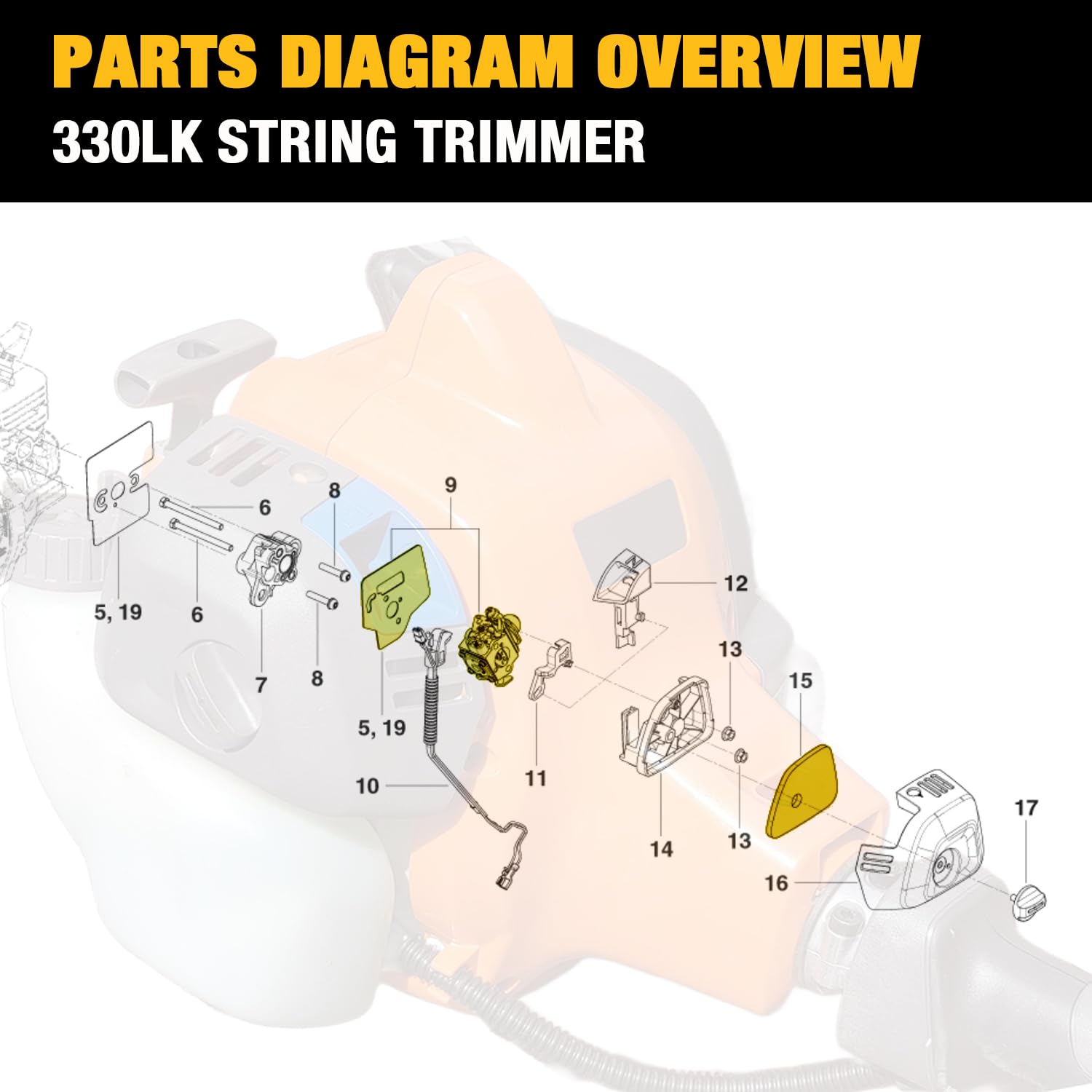 Avviatore A Rinculo Ad Alte Prestazioni, Adatto Per Decespugliatori - Foto 7