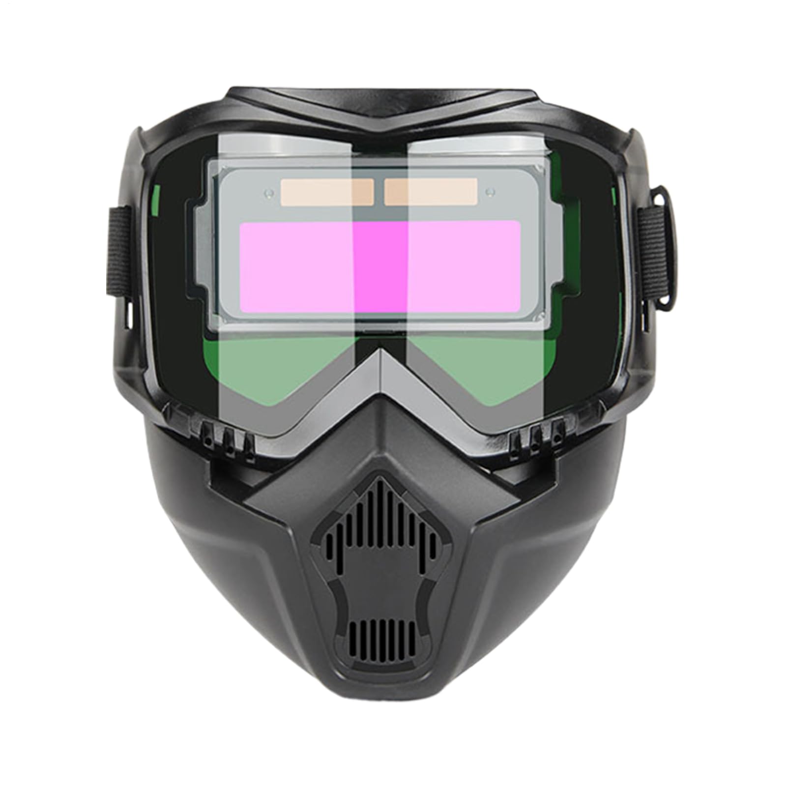 Auto Darkening Welding Helmet, Breathable Full-Face Shield, Adjustable Soldering Safety Mask, Ideal for Factory, Metal Fabrication, and Heavy-Duty Protection 7.08 Inch