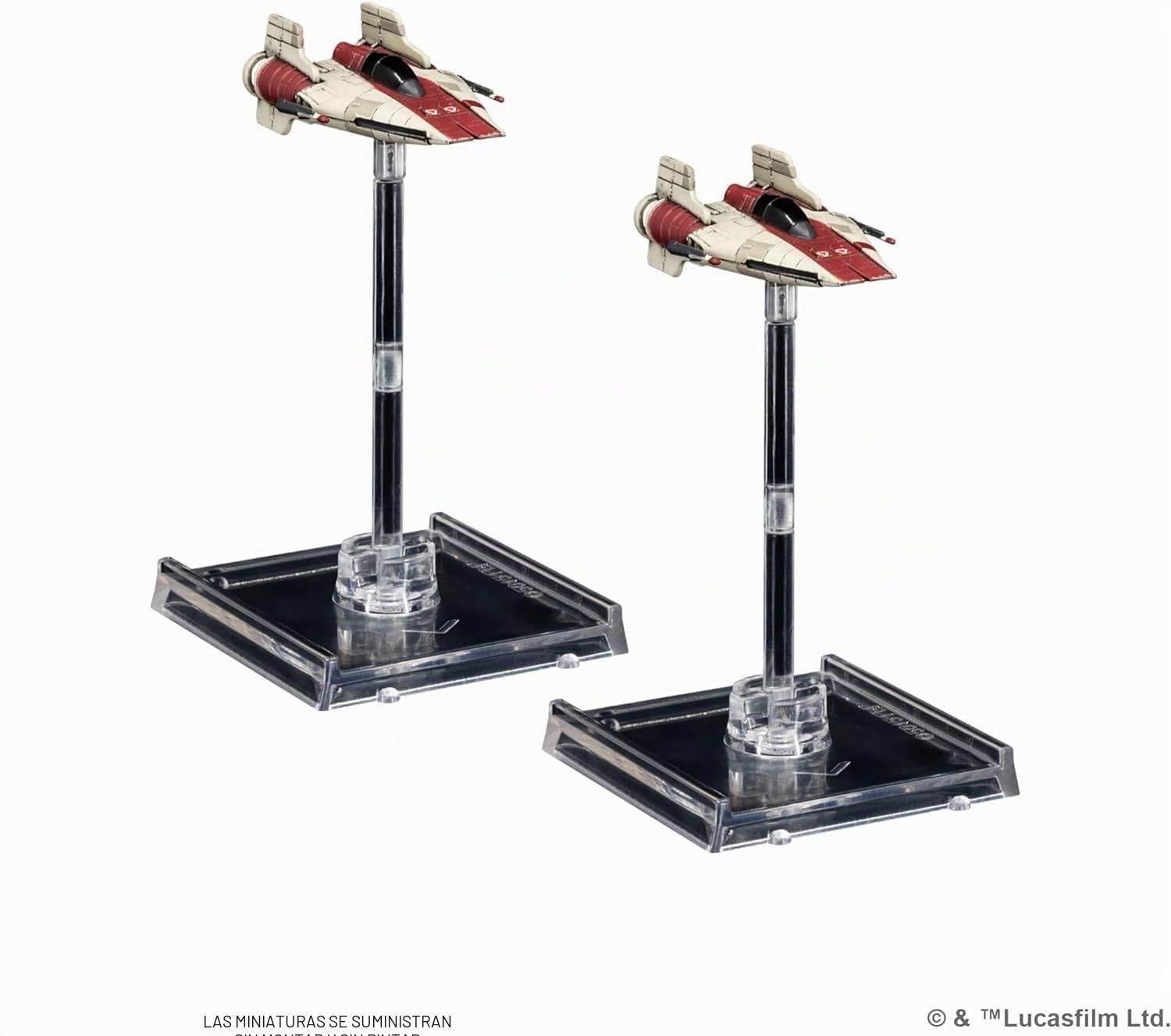 Star Wars X-Wing 2ª edición Miniatures Game Rebel Alliance SQUADRON STARTER PACK - Juego de estrategia para adultos y niños, a partir de 14 años, 2 jugadores, tiempo de juego de 45 minutos, fabricado