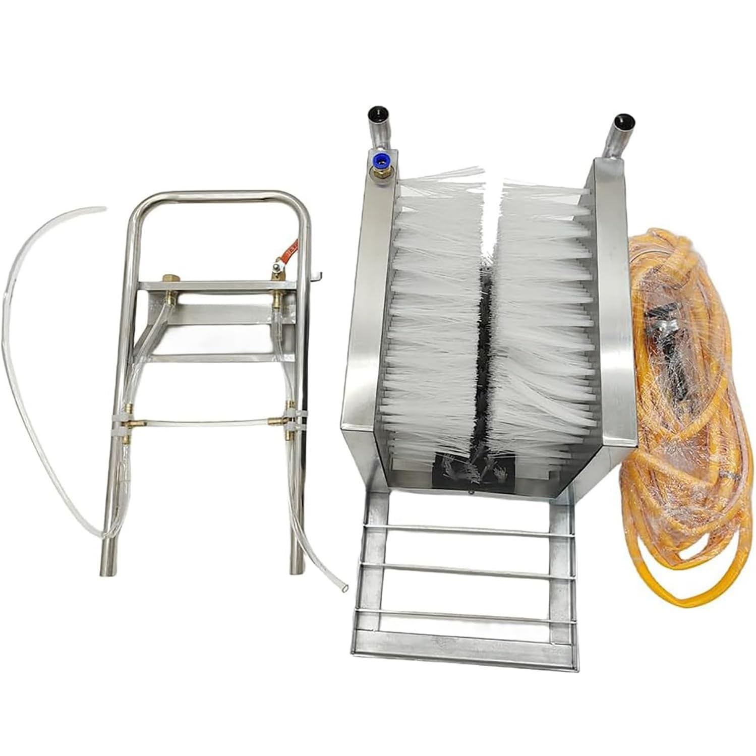 Limpiador De Calzado Agrícola De Alta Resistencia, Cepillo Rascador De Acero Inoxidable, Pistola Pulverizadora De Alta Presión Con Manguera De Agua De 10 M, No Requiere Electricidad, Para