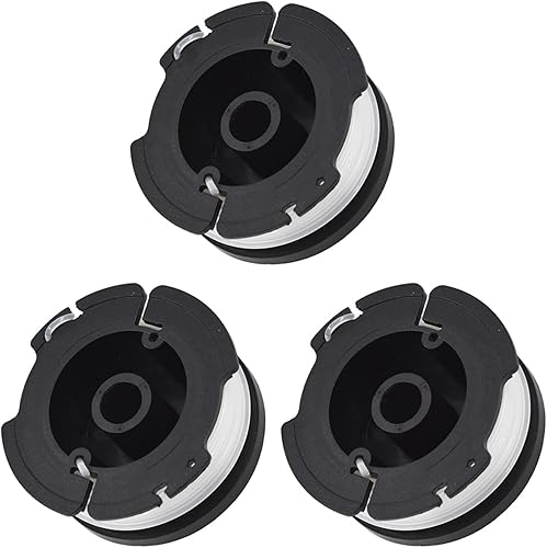 ALL-CARB Paquete de 3 carretes de repuesto de 30 pies y 0.065 pulgadas para bobinas de repuesto para recortadoras de cuerda AF-100