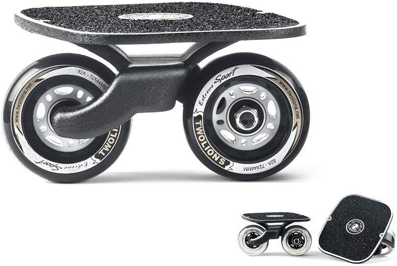TWOLIONS Freeline Skates,Drift skate Alloy pedal and alloy Bracket Equipped 72 mm *44 mm PU Wheels ABEC-9 High-end Bearings