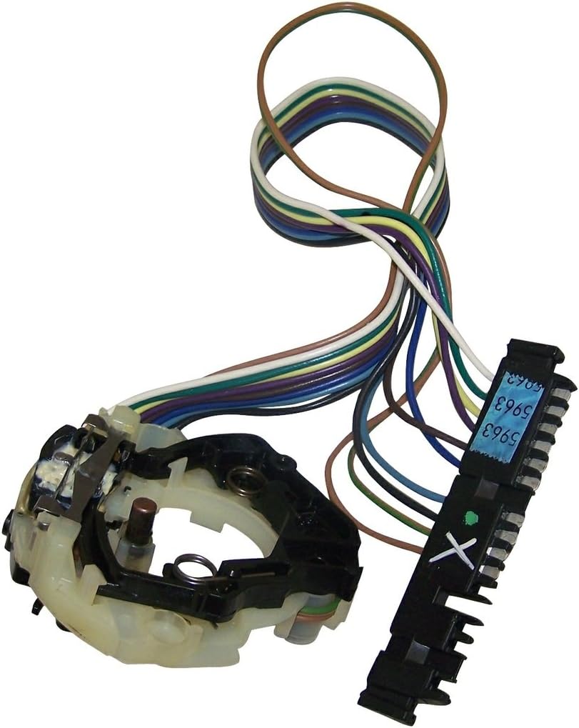 Crown Automotive Turn Signal Switch Electrical, Lighting and Body, Black White