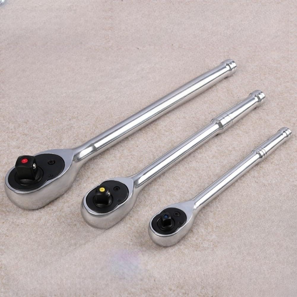 Clé à douille à cliquet 72 dents pour visser sans effort dans les espaces étroits