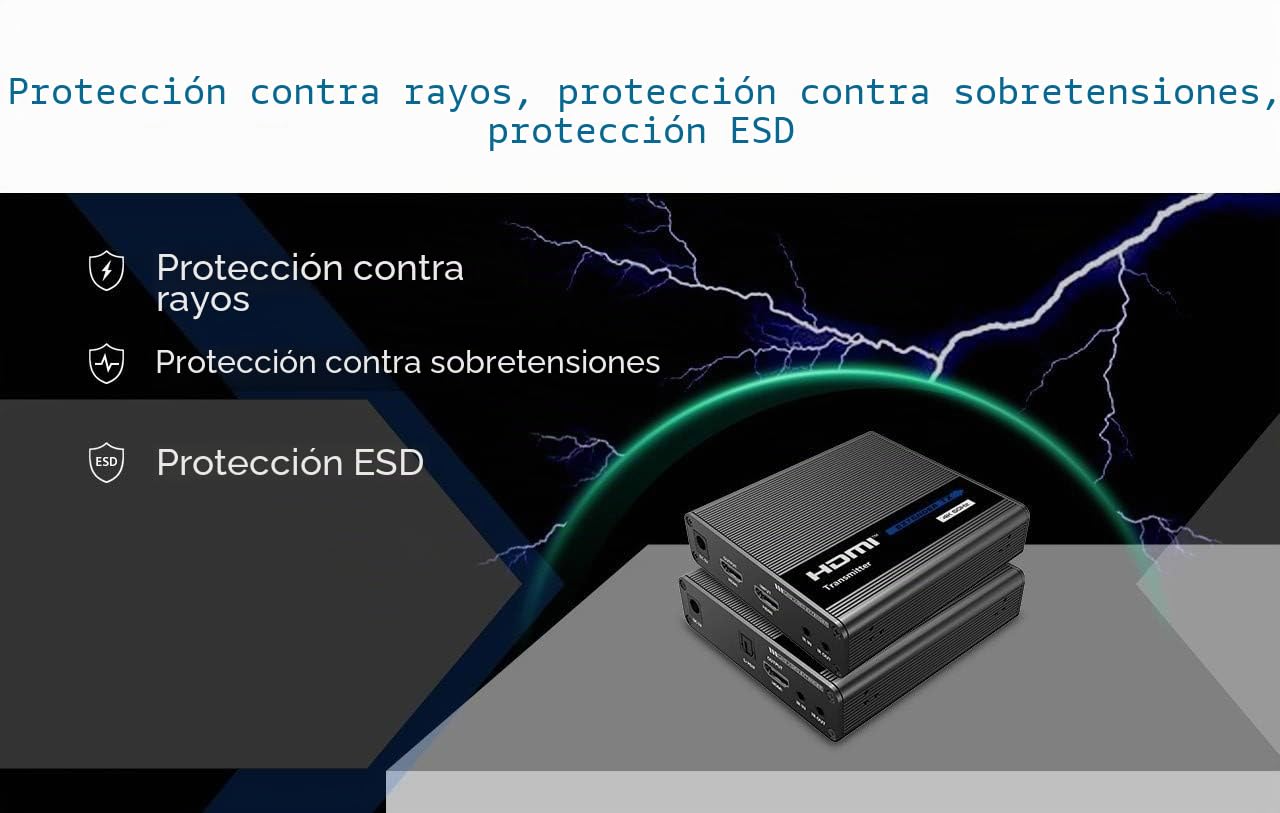 PremiumCord Extensor HDMI 4K a 70 m a través de Cable de Pares Cat6, Cat6A, Cat7, emisor y Receptor de Infrarrojos, HDMI 2.0, ARC, resolución de vídeo Ultra HD 4K @ 60 Hz