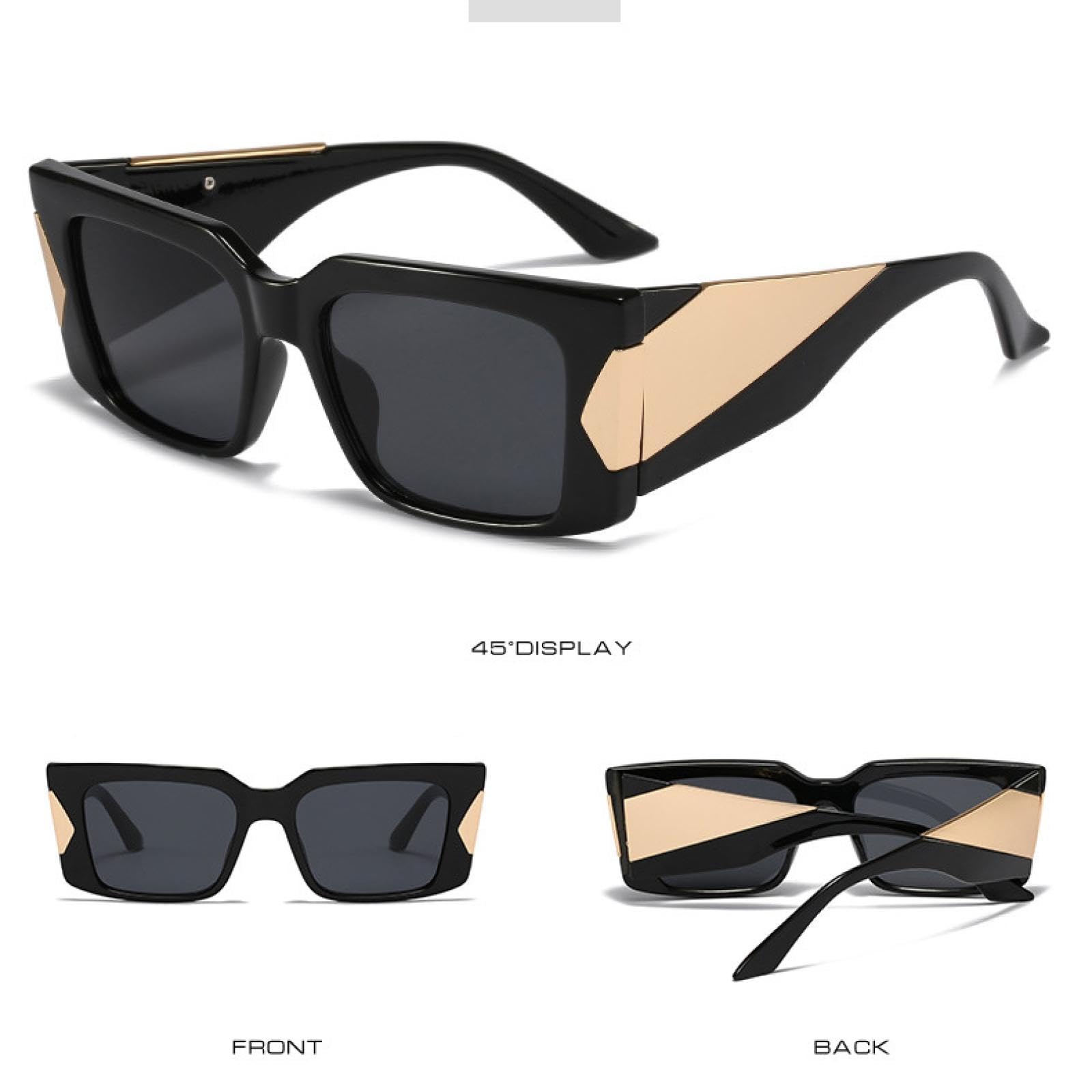 Gafas de sol de moda para mujer, estilo vintage punk, para hombre, con protección UV400, estilo retro, tendencia.