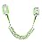 Toddler Harness Walking Leash- Child Anti Lost Wrist Link - Child Safety Harness - Upgrade with Reflective(6.5ft) - for Boys and Girls,Not Easy to Open Without Key (Green)