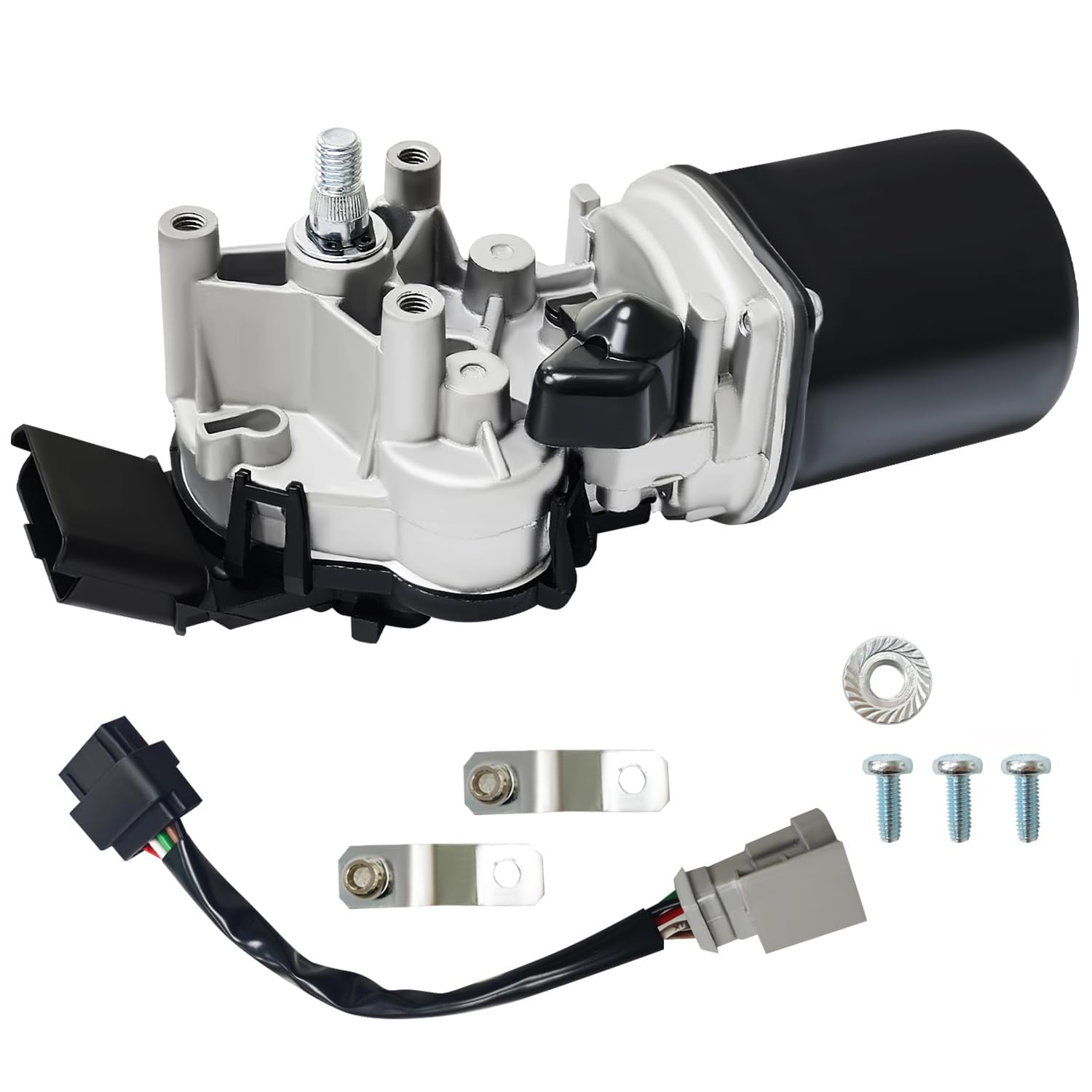 Front Windscreen Wiper Motor Compatible With 2013-2020 Dacia Logan Sandero Stepway Replaces 288006475R 12V