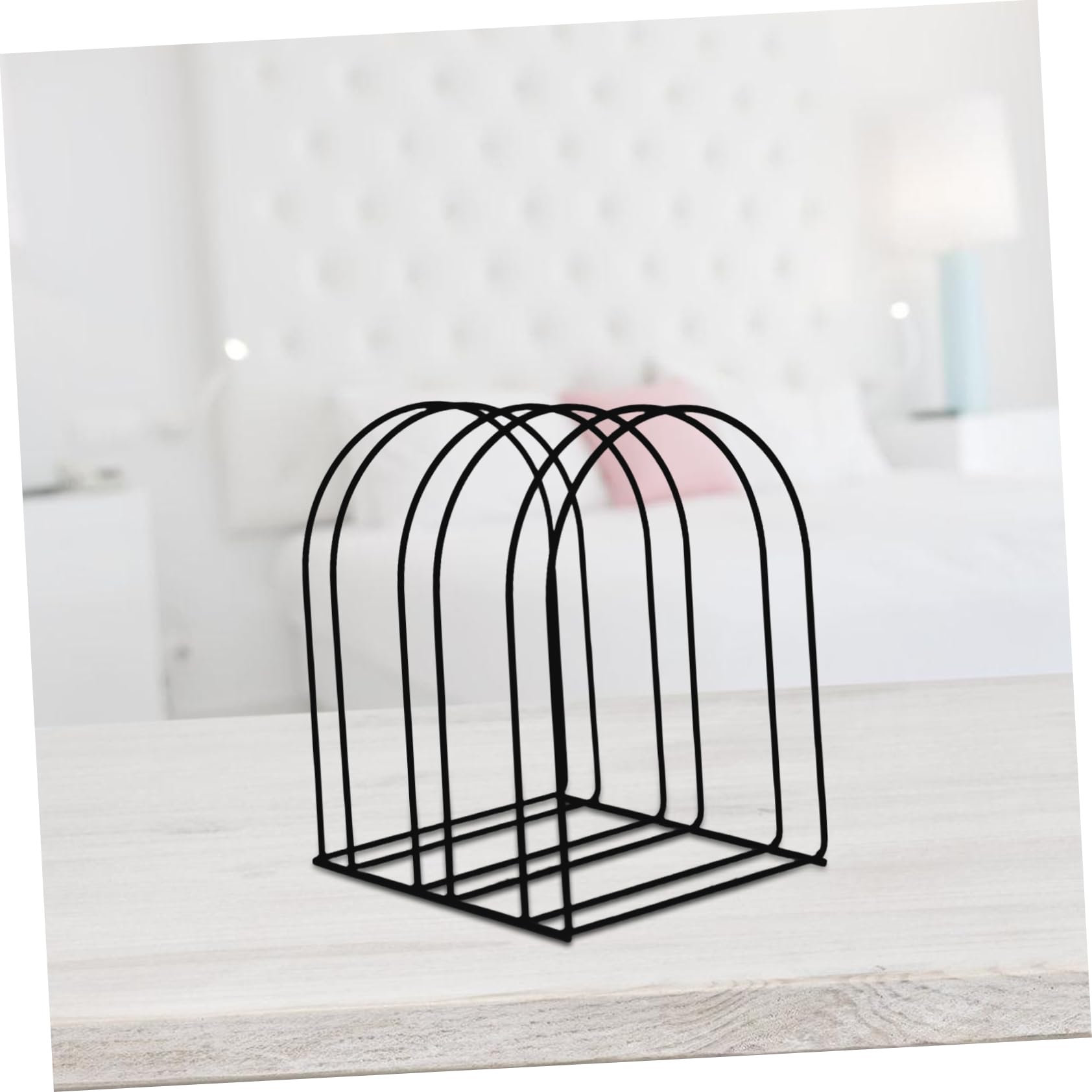 MAGICLULU 2pezzi Porta Cappellini Filo Metallico Espositore per Cappelli Cuffia Porta Cappelli da Tavolo per Esposizione e Organizzazione