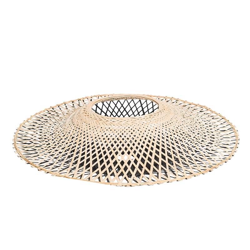 QAZQA Oriental Lámpara de techo oriental de bambú 50 cm - Rina Bambú