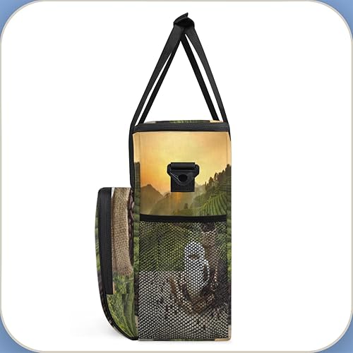 Miniatura 4 de Coffee Time Print - Cafetera de transporte para Keurig K-Mini o K-Mini Plus K-Cup Pods Almacenamiento portátil Cafetera Bolsa de viaje