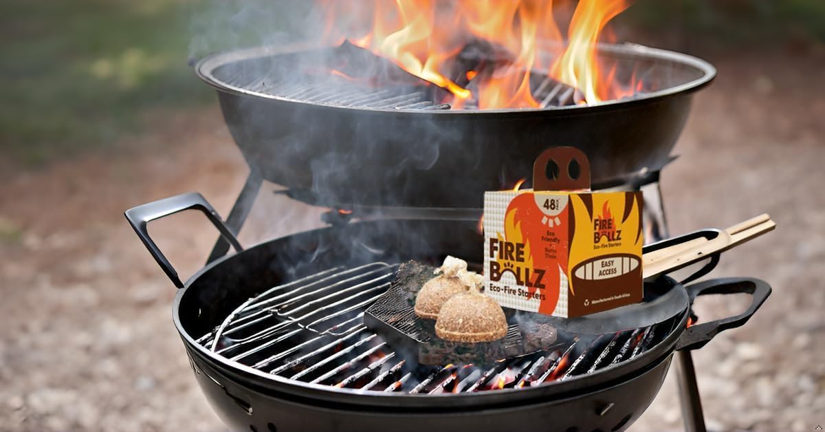Eco-Friendly Fire Starters – Clean-Burning, Non-Toxic & Waterproof Firestarters for Indoor & Outdoor Fires – 48 Pack