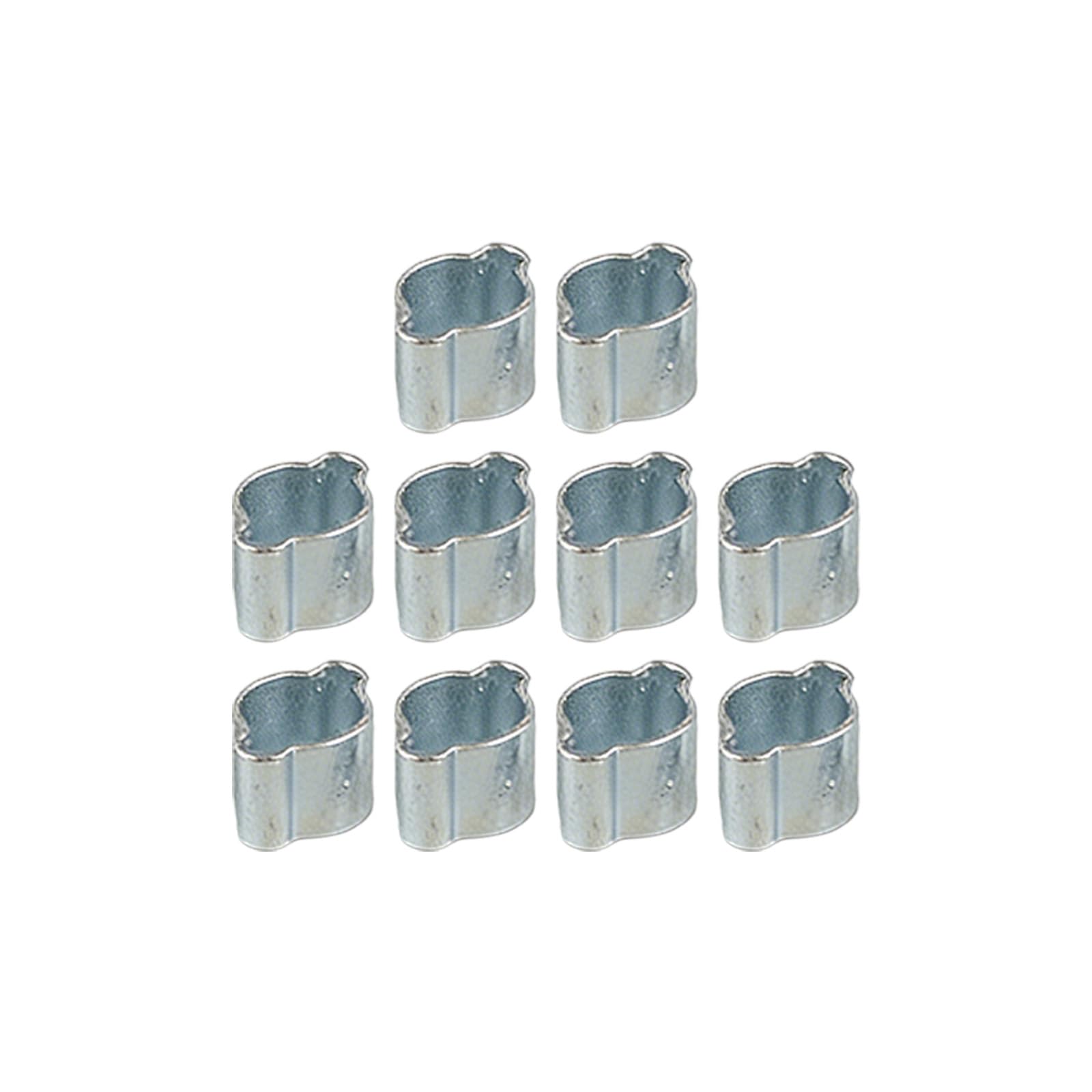 Elnwnnkc A 10Pcs 304 Steel Double Eared Hose Clamps Double Ear Clamps Suitable For Water Oil & Pipe Connection Strong Clamp