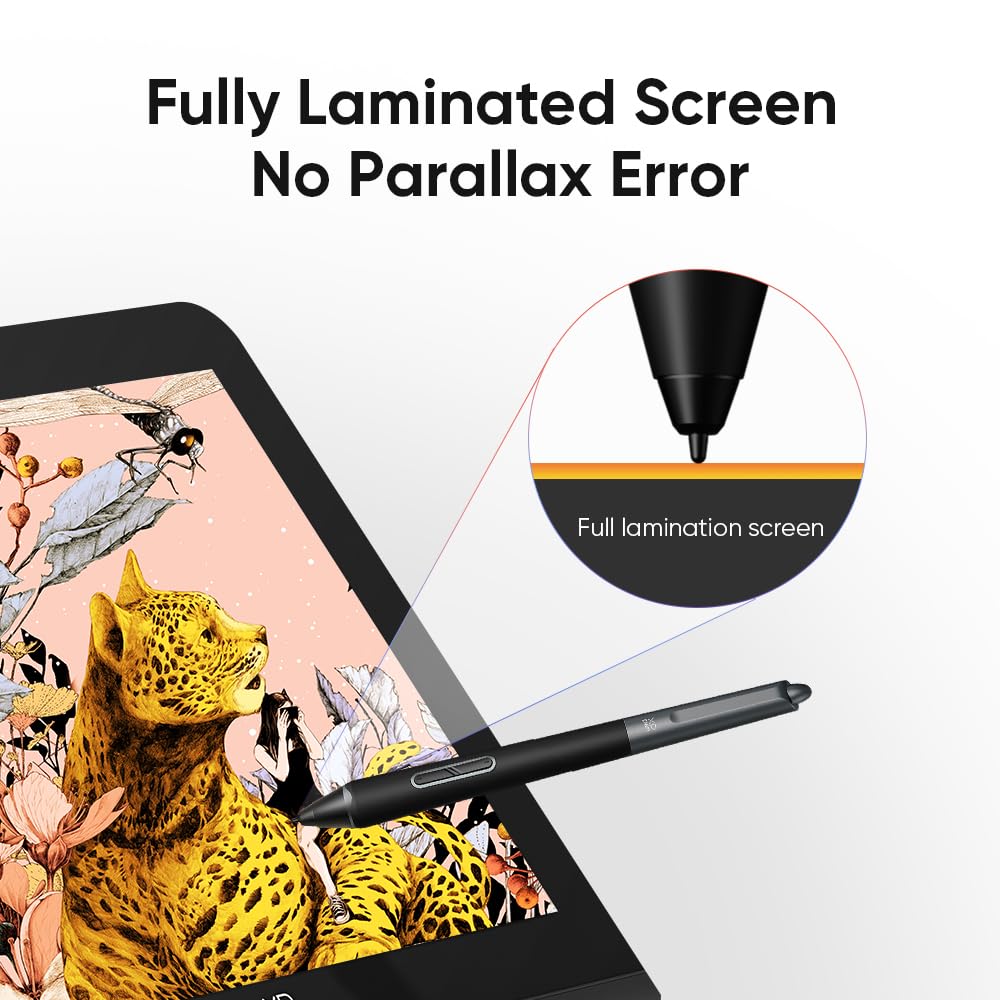 XPPEN Artist Pro 16 Gen2 Tableta Gráfica con Pantalla con Lápiz 16K Niveles de Presión, Tableta Dibujo Digital Completamente Laminada 16 Pulgadas con Teclado Numérico Inalámbrico