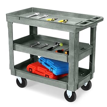 Amazon.com: DNA MOTORING 3-Shelf Rolling Utility Cart