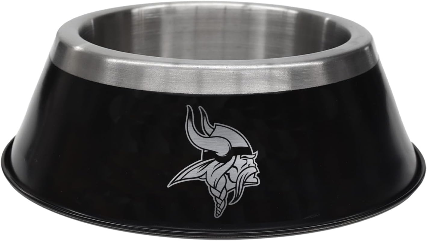 Littlearth NFL All Pro Pet Bowl, Minnesota Vikings, Large
