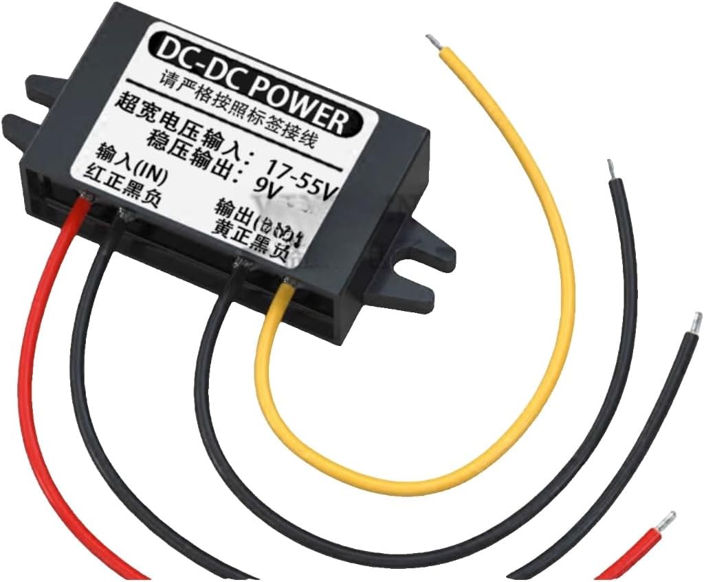 Dc-Dc 55V 48V 36V 24V to 12V 9V 5V 3A Power Converter to 5A Step-Down Module(17-55V to 9V 6A)