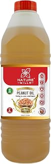 NatureMills Natural Peanut Oil - 1 Liter - 33.8 Fl.Oz - Cold pressed, Unrefined