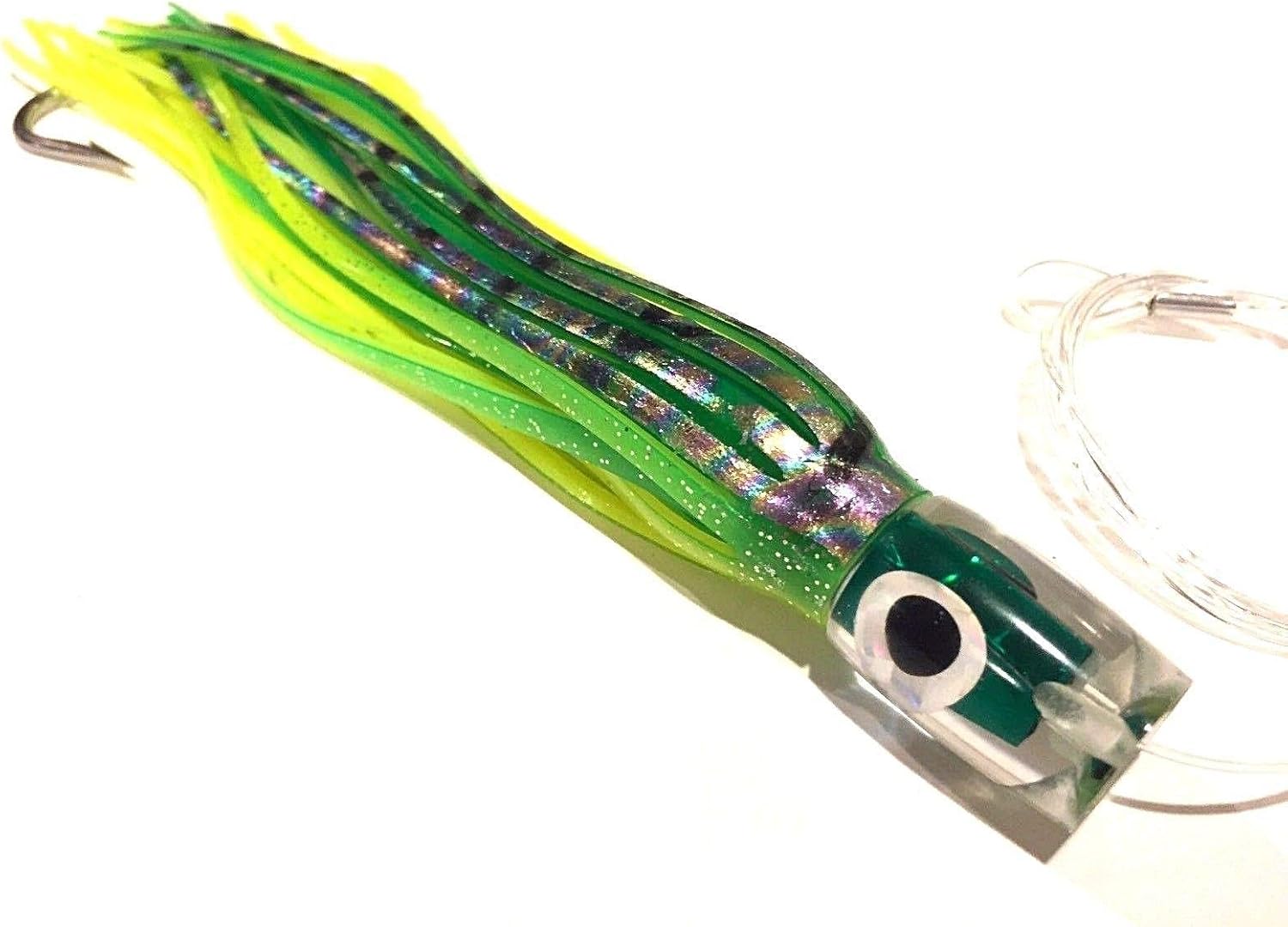 Saltwater Trolling Lure Daisy Chain with Mesh Bag, Saltwater Fishing Lures, Marlin, Mahi, Tuna, Wahoo, Sailfish