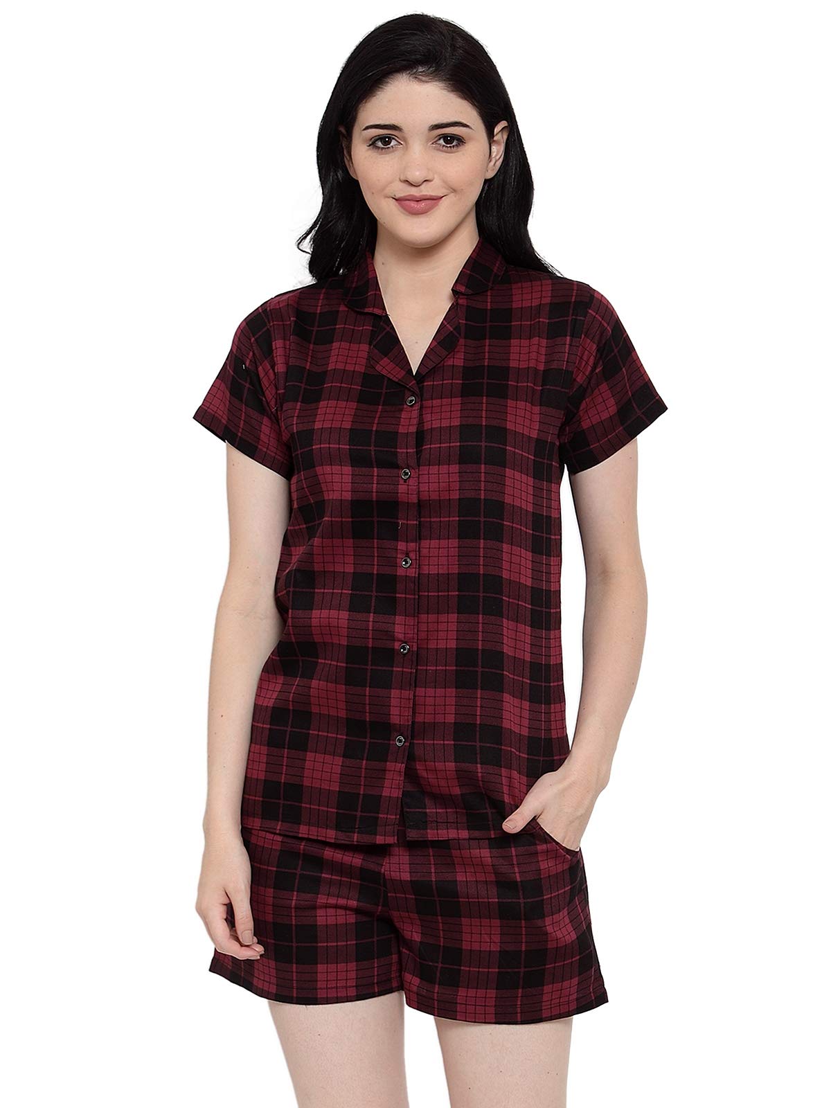 Women Cotton Printed Short and Top for Women-image-48