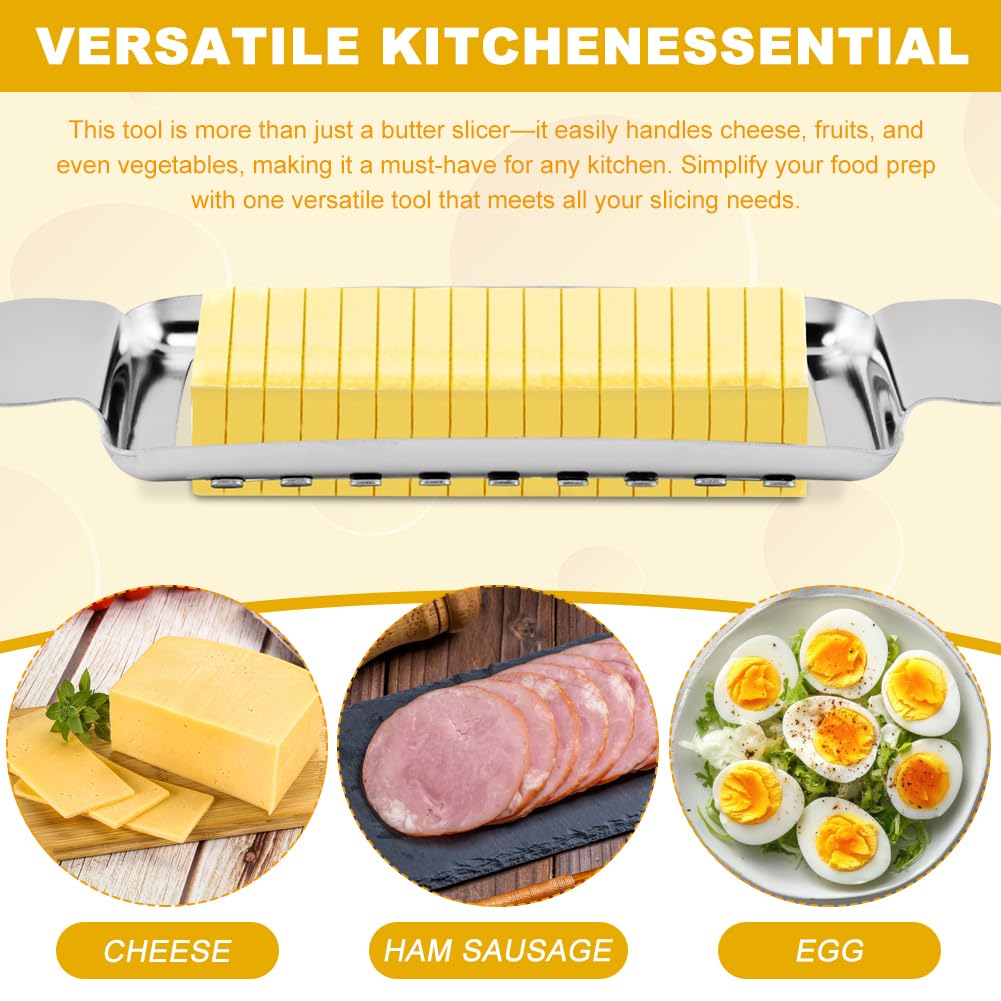 Stainless Steel Butter & Cheese Slicer Set -5