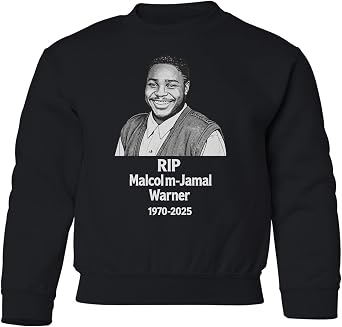 RIP Jamal Tribute Design - Huxtable Memorial Youth Crewneck Sweatshirt