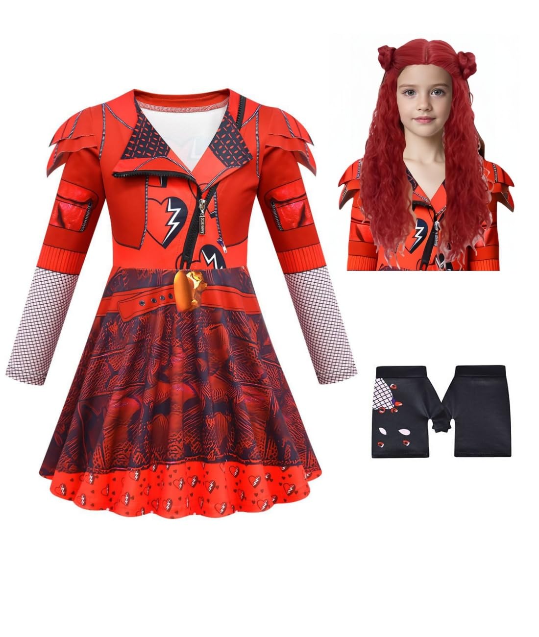 Xefenki Girls Kids Rise of Red Dress 
