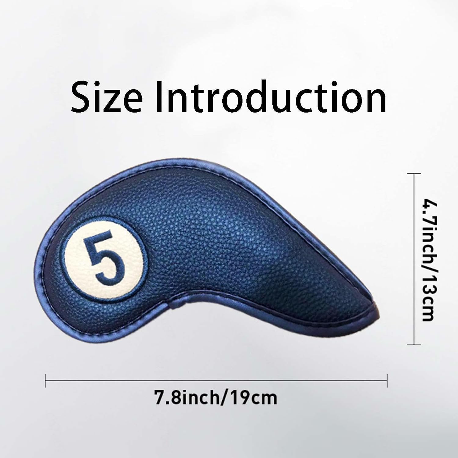 アイアンカバー マグネット 9 pcs 、 セット マグネット式開閉 、 ゴルフ アイアン ヘッド カバー 、 安全 安心 着脱簡単