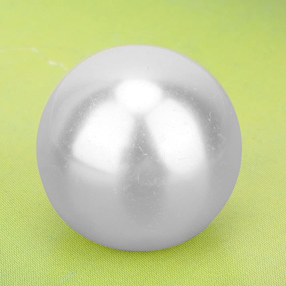 100 Stück Weiße Perlenknöpfe Halbrund - 10mm, 11,5mm, 15mm, Aus Kunststoff Mit Perlmutt-Optik Für DIY & Nähen