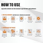 ELM327 USB Adapter OBD2 Scanner for Windows, ELMconfig FoCCCus F0R-Scan Diagnostic Scan Tool with MS-Can/HS-Can Switch OBD2 Adapter for Ford Lincoln Mazda Mercury Series Vehicles