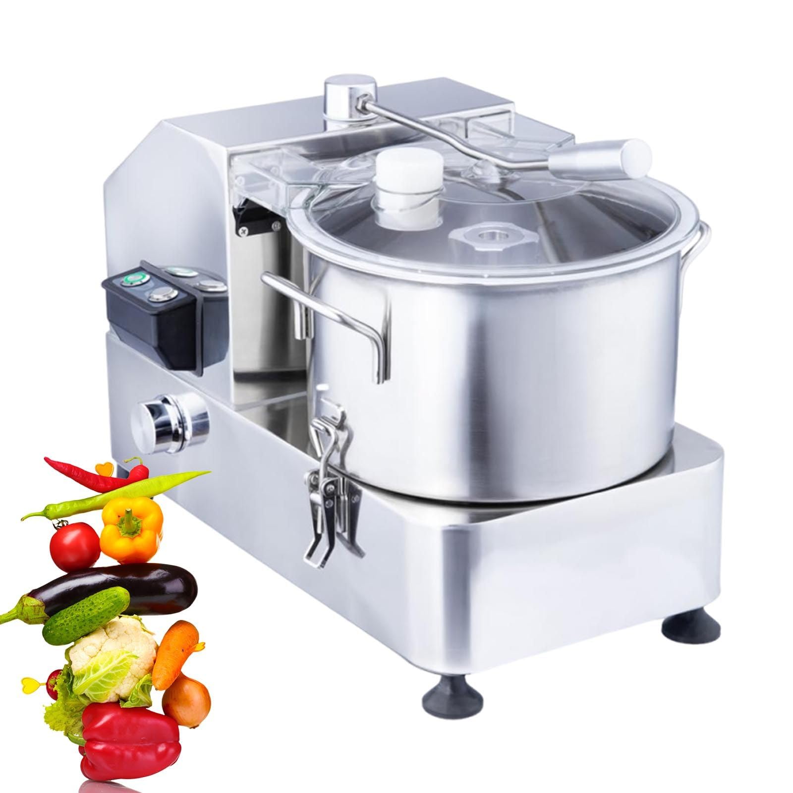 Sunseota Commercial Meat and Vegetable Blender Stainless Steel Food Shredder 6L-1800W