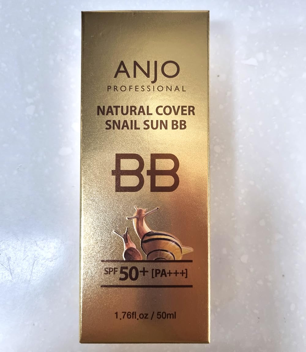 Amazon.com: ANJO Professional Natural Cover Snail Sun BB Cream
