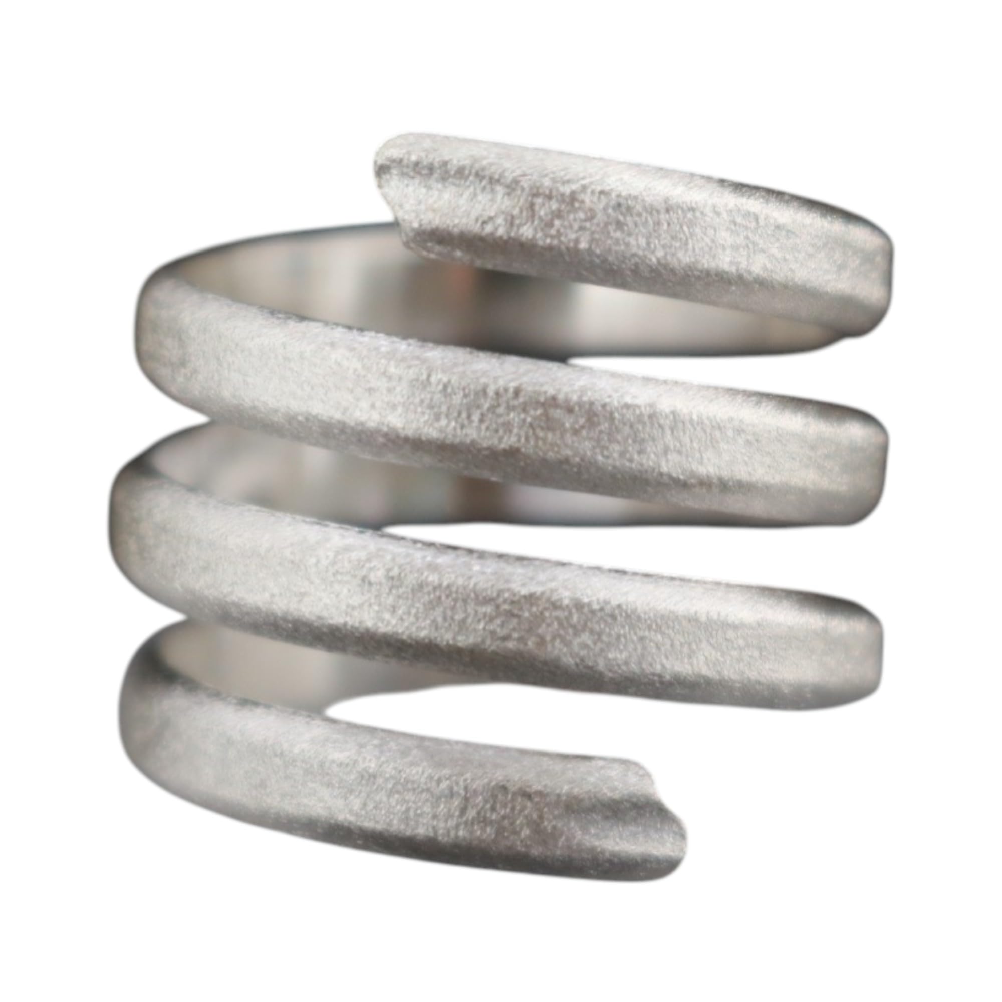 Wickelring für Damen – 925 Sterling Silber Spiralring, handgefertigter Wrap Silberring, handgefertigter Schmuck, Silberring für Damen | RG: