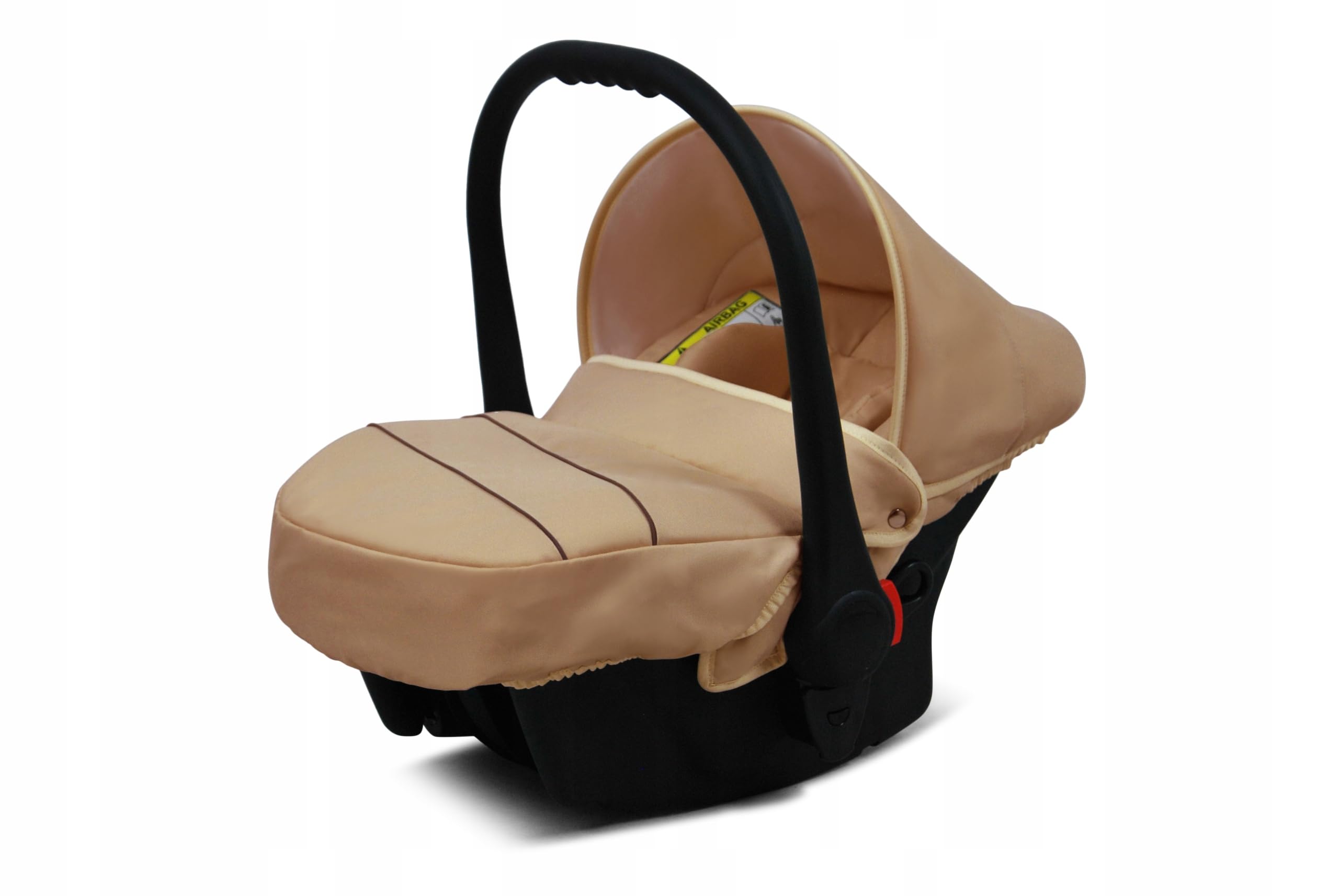 BabyLux® Zestaw wózków dziecięcych 4 w 1 – Qbaro – w zestawie wanienka dla niemowląt, fotelik sportowy, fotelik samochodowy, stacja bazowa ISOFIX – fotelik samochodowy – zestaw wózków dziecięcych