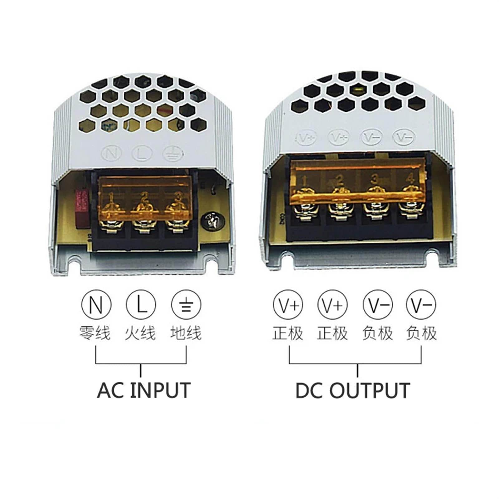 Alimentatore switching da 200 W DC 12V 16.7A 24V 8.3A Trasformatore driver LED da 220 V CA a DC12V/24V for display a strisce led(12V_200W)