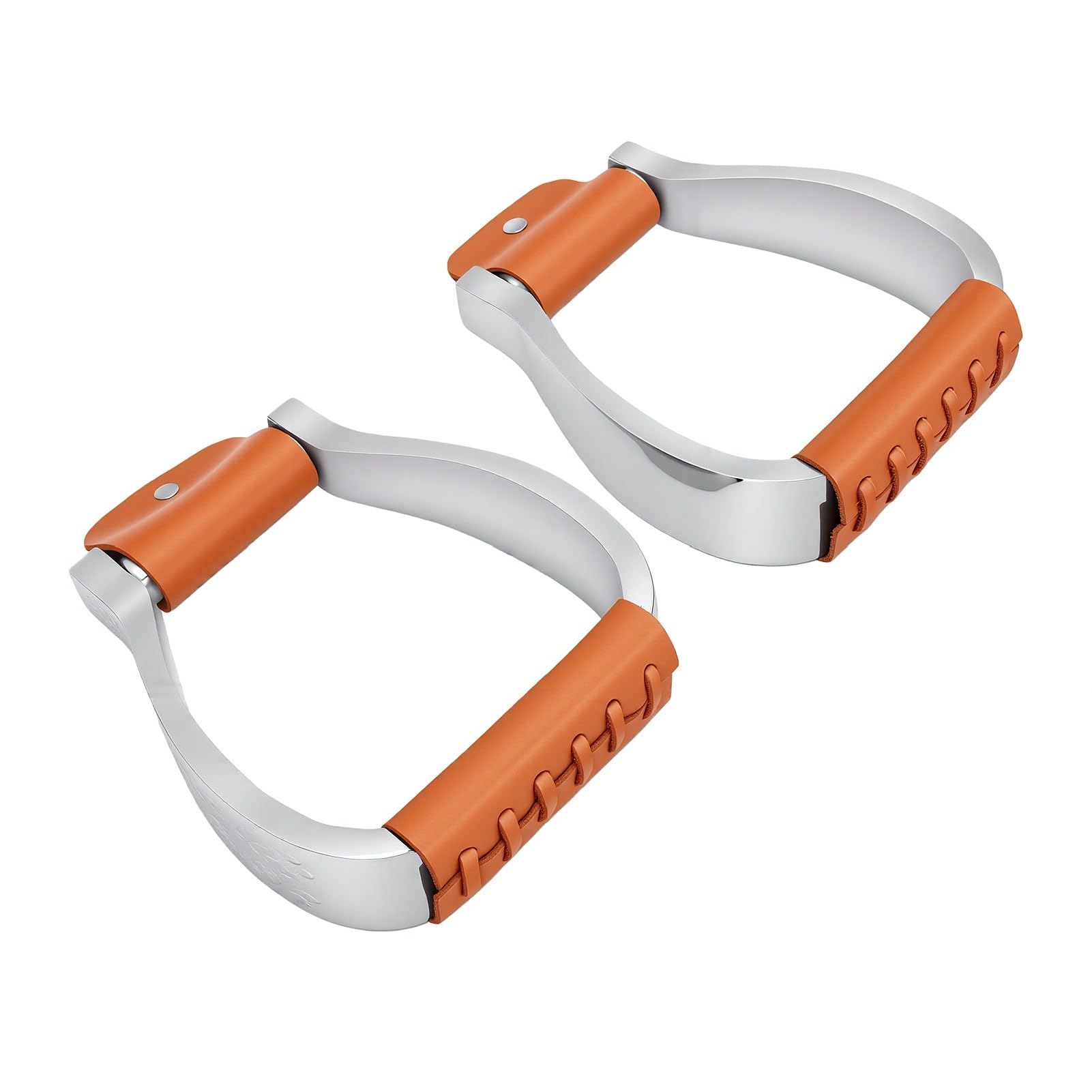 Tnfeeon Staffe per Cavallo Incise, Antiscivolo Ergonomiche in Alluminio | Base in Alluminio, Piattaforma Larga, Presa , Riduce la Pressione Sulle Ginocchia, Adatta a Diverse Misure di stivali.
