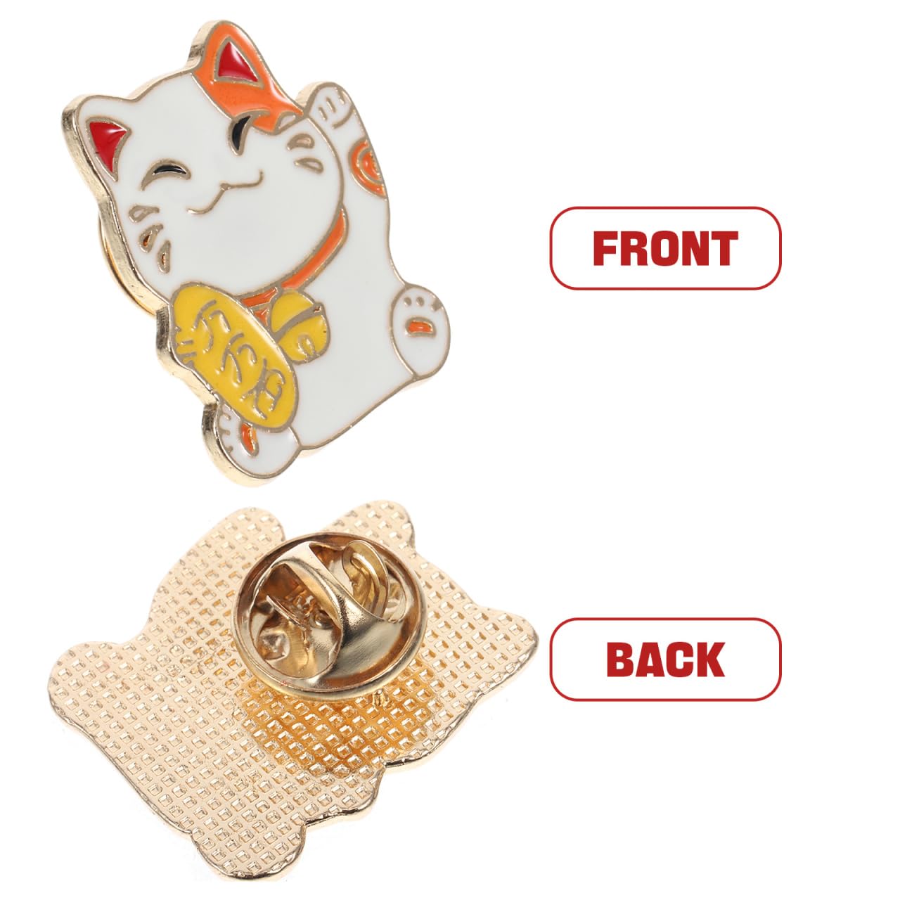 TOYANDONA Broche de Chat 1PC Broche Japonaise Fortune Cat Pin Pin Vêtements Accessoire