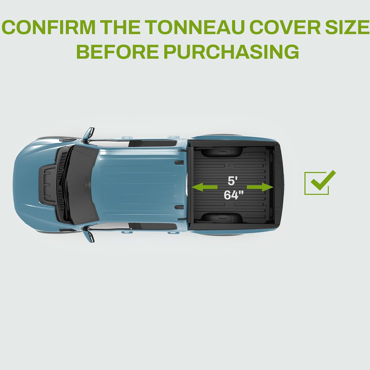AUTOSAVER88 Truck Bed Tonneau Cover Fit for Honda Ridgeline 2017 2018 2019 2020 2021 2022 2023 2024 2025 5ft Bed