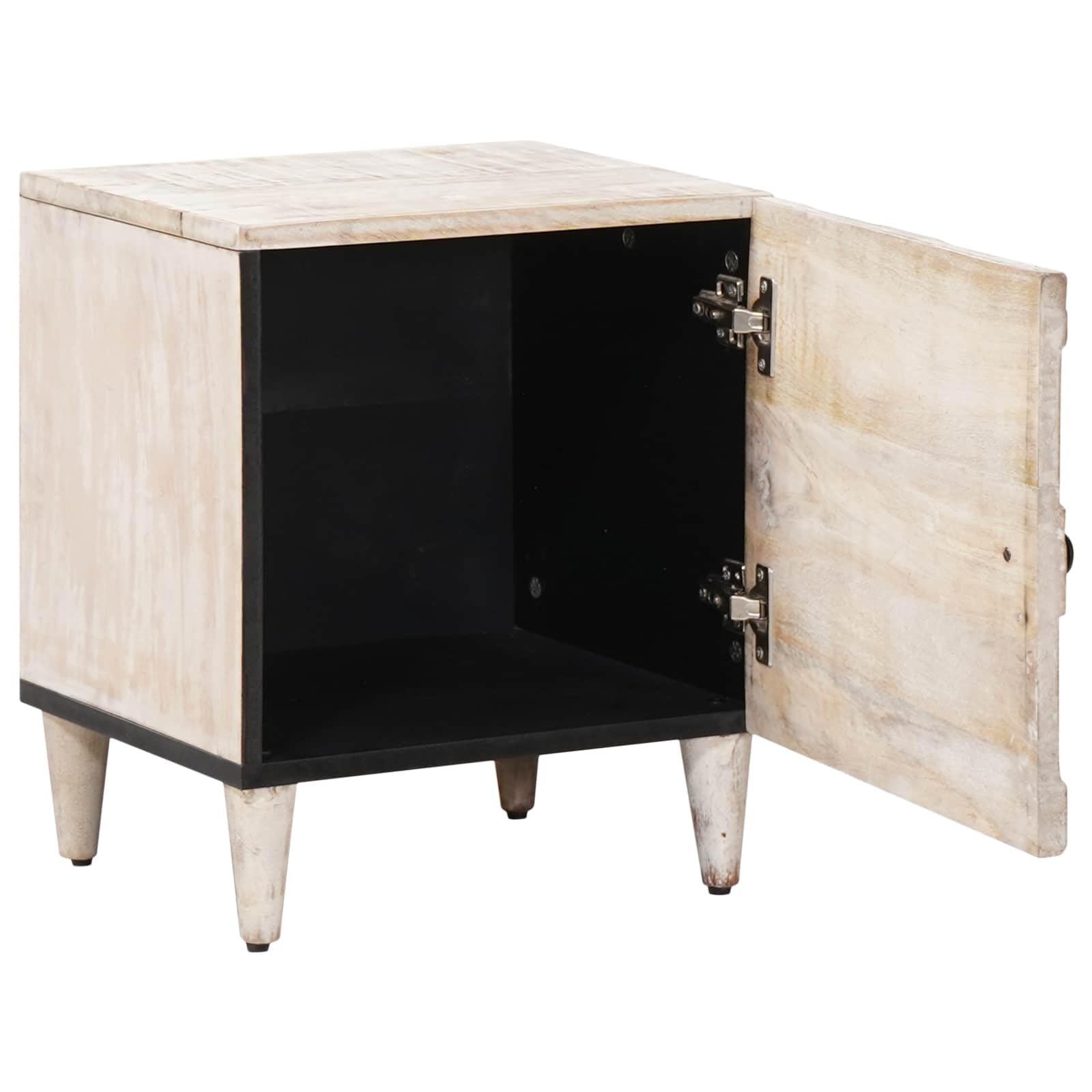 Table de chevet blanche moderne pour créer un coin lecture cosy