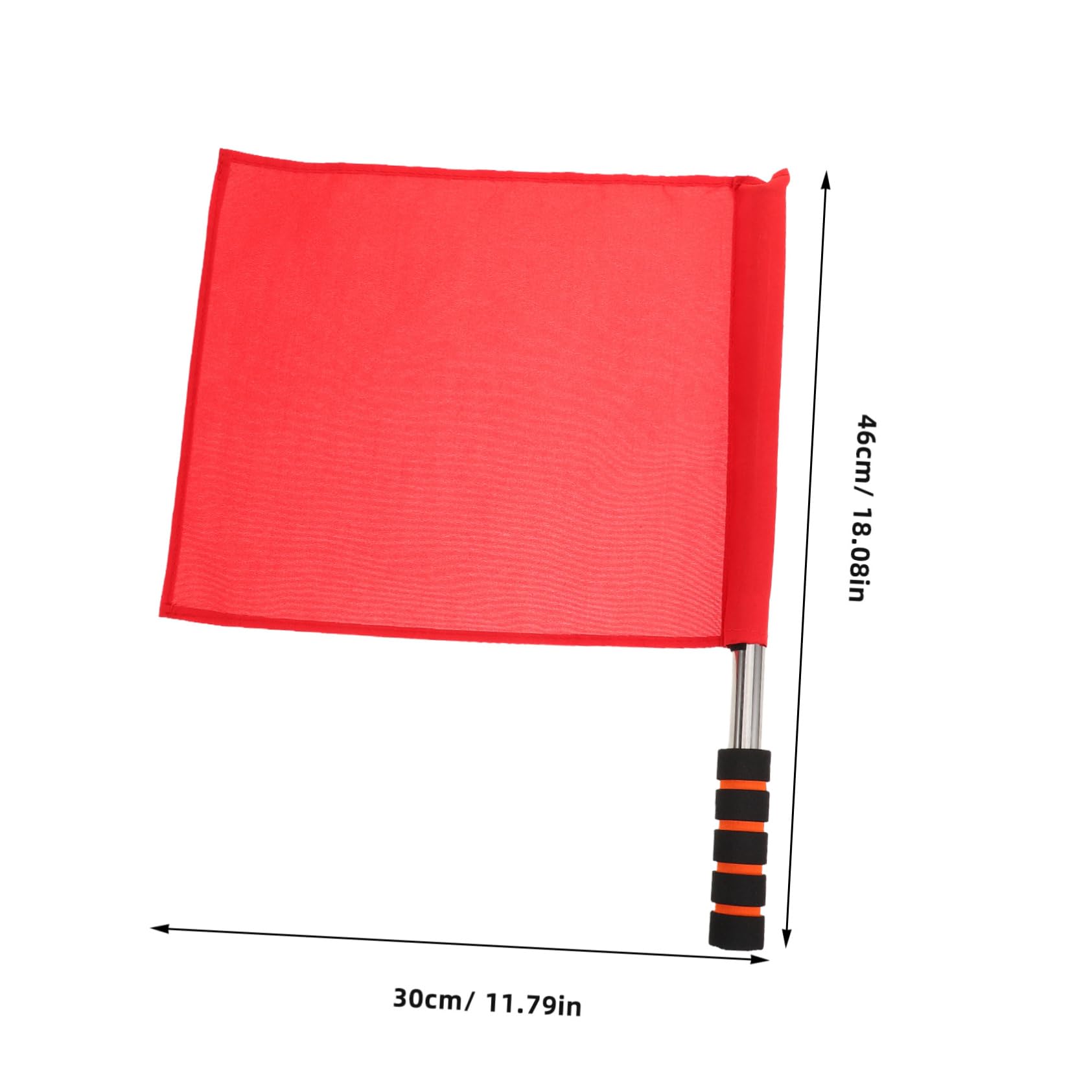 VICASKY 2Pcs Hand Signal Flags Commanding Referee Flags for Sports Events Lightweight and Easy to Use for Party Athletic Training and Patrol Activities