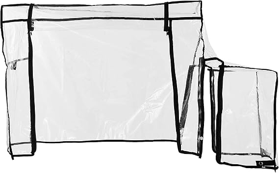 Creative Outdoor Distributor 999592 Push Pull Folding Wagon Rain Cover, Clear