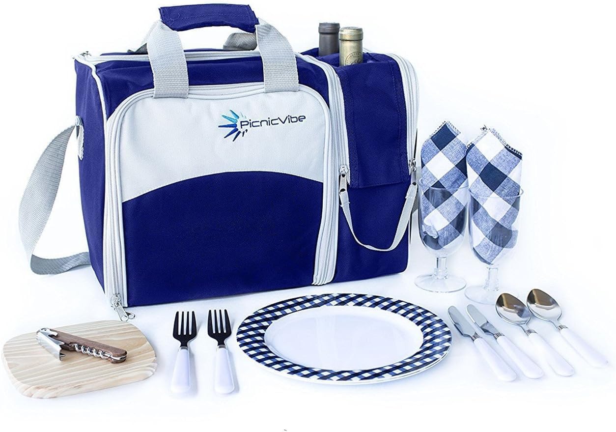 Best Picnic Baskets For 2 With Insulated Cooler And Complete Sets 2025 - View #13