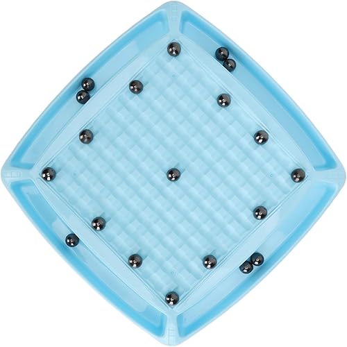 Miniatura 6 de TOPINCN Juego de ajedrez magnético para la familia, juego de mesa de piedra con imán interactivo, portátil y compacto, educativo y divertido