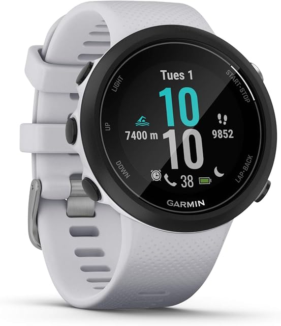 Garmin Swim 2 GPS Swimming Smartwatch - Whitestone, White, One Size