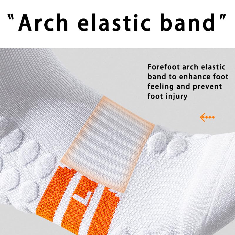 Four pairs男士运动短袜跑步加厚毛巾底吸汗透气防臭袜纯色白黑女袜3